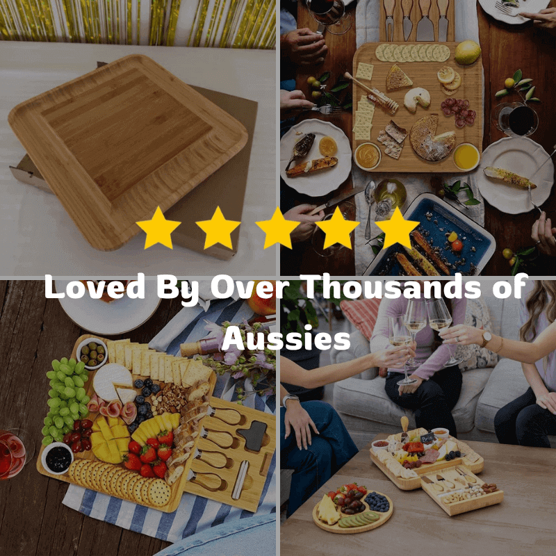 Woodastic™ Cheese Platter Set