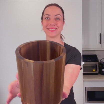 360 rotating utensil holder